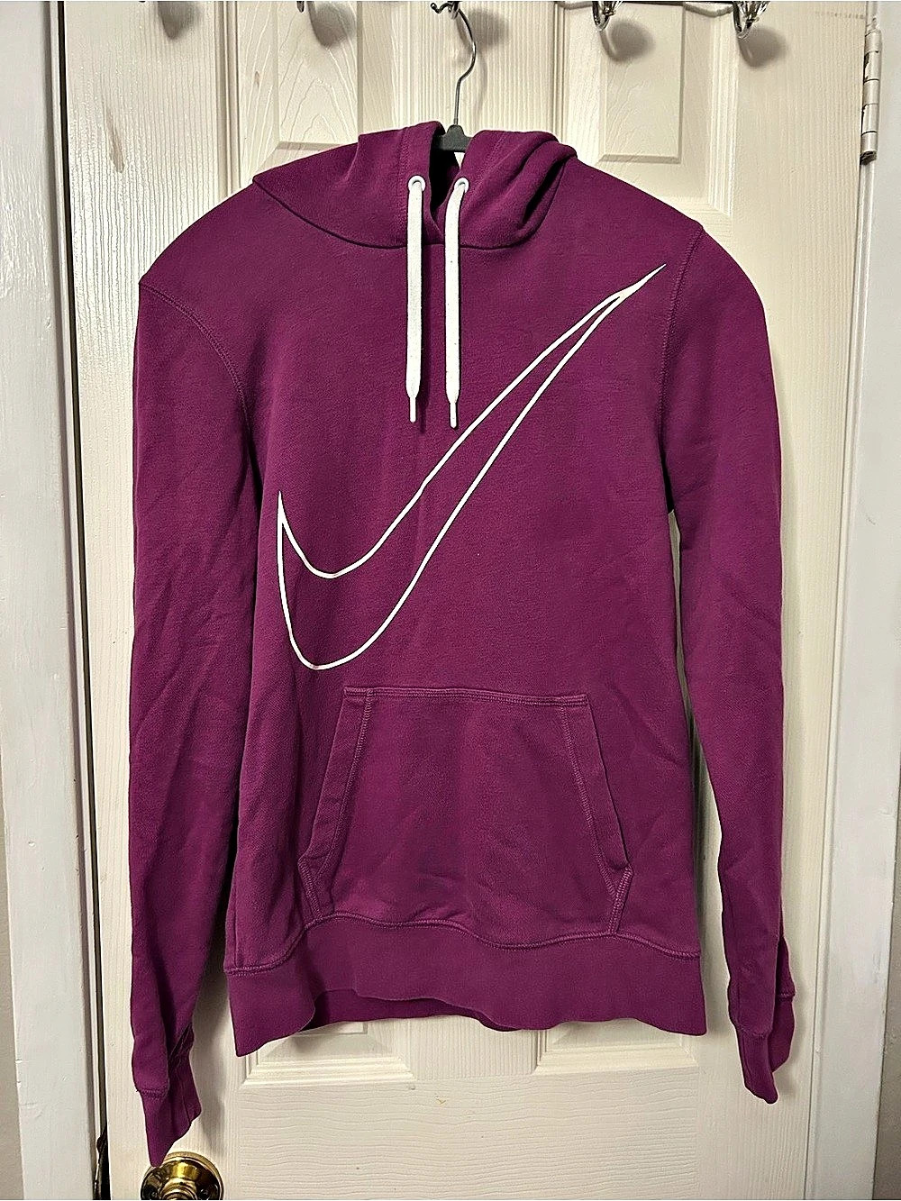 Nike Sportswear Club Fleece Pullover Hoodie Purple Medium
